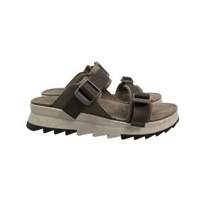 Merrell Bravada Cord Wrap Sandals Womens 9 Brindle Brown Sport Slide J004294